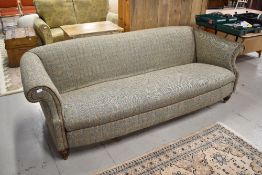 A Bowmore by Tetrad three seater settee in Harris Tweed, cost approx £2000 in 2015