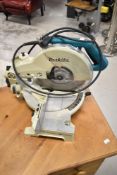 A Makita mitre saw