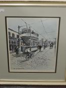 Margaret Chapman, (1940-2000), after, a pair of prints, nostalgic Scarborough, signed, 38 x 30cm,