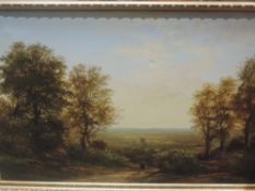 George B Walmsley, (contemporary), country landscape, signed, 67 x 97cm, framed, 69 x 98cm
