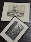 (20th century), Duplan, after, a print, street view, signed and dated, 1931,and num 547/800, 39 x