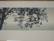 (20th century), a Ltd Ed print, French tree study, indistinctly signed and dated (19)84, and num