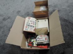 A collection of World Stamps in albums and loose, mainly used, early to modern
