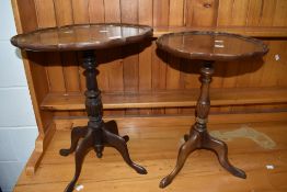 Two reproduction wine tables