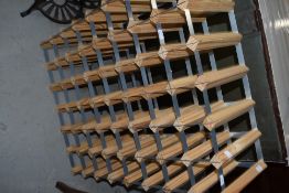 A 48 bottle wine rack