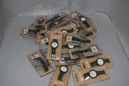 A mixed lot of ladies fashion watches in various colours and designs, new in packaging.