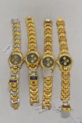 Four Pierre Mercier mens watches.