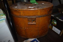 A late 19th/ early 20th century hat tin.