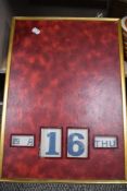 A mid century kitsch Chinese / English perpetual calendar