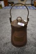 An early 20th century Billy can/ flask.