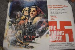Eleven film cinema or movie quad posters for The Hiding Place by GTO Films all posters in good