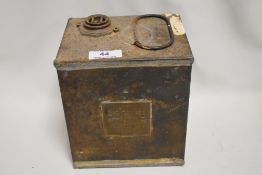 A military marked oil or fuel can labelled Bragman Oct 78
