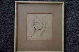 Paul Hogarth, (19th century), a sketch, Hungarian Peasant Woman Budapest, signed and dated, 1941, 20