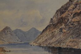 Admiral Richard Aldworth Oliver, (1811-1889), a watercolour, painted during a tour of the Lake
