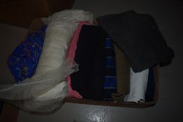 A collection of ladies and gents clothing including gents ski trousers and salopettes, a gents