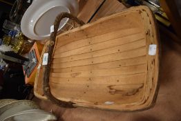 An artisan made garden trug 58cm long