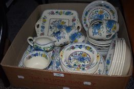 A Masons Regency pattern part tea and dinner service