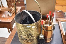 A selection of fireside items