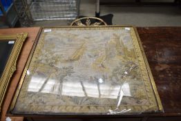 A part firecreen having tapestry panel