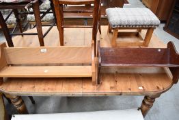 Two book troughs