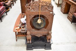 A traditional gong on stand