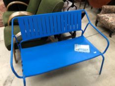 A modern outdoor settee, Bluewater, Ikea or similar