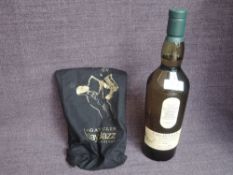 A bottle of Lagavulin Islay Single Malt Scotch Whisky, Islay Jazz Festival 2017, matured in Refill