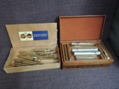 A modern Cigar Box containing 17 mixed cigars including H.Upmann Havana, King Edward, Sobranie