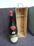 A 300cl Jeroboam of 1992 Cuvee Du Py Chateau De Pizay Morgon, in original wooden case with