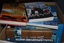 Asviation. A carton. Includes; Time Life Books - The Epic of Flight Series. (22)