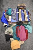A selection of fabric samples for upholstery or haberdashery