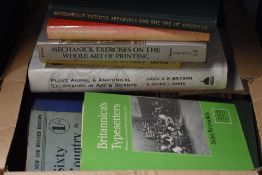 A selection of design, printing and typesetting related books