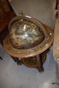 A globe cocktail cabinet