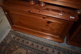 A modern pine bedding box