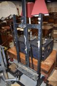 A vintage artists easel of large proportions