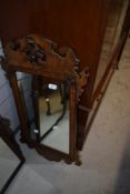 A Chippendale style wall mirror