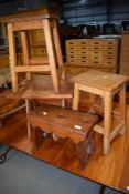 A selection of stools