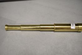 A brass 25x30 telescope
