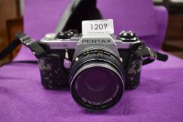 A Pentax ME Super camera with 1:2 50mm lens