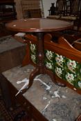 A Georgian mahogany tripod table