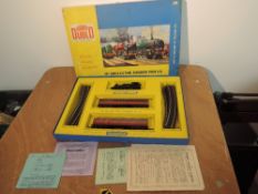 A Hornby Dublo 00 Gauge 0-6-0 Tank Passenger Set 2009, comprising BR 31337 0-6-0 locomotive, two