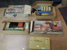 Two Matchbox plastic and diecast sets, BM-2 Mechanised Tractor Plant & Winch Transporter, appears