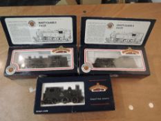 Three Bachmann 00 gauge Engines, 31-450 Ivatt 2-6-2 BR 41221, 31-450A Ivatt 2-6-2 BR41272 and 31-056