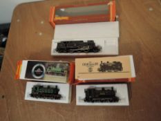 Three Hornby 00 gauge Tank Engines, R055 BR Class 4P 2-6-4 42350, R396 GNR Class J13 0-6-0 1247