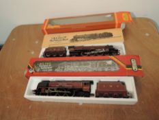 Two Hornby 00 gauge 4-6-2 Loco's & Tender's, R066 LMS Duchess of Sutherland 6233 and R050 LMS The
