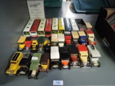 A colection of modern playworn diecasts including Corgi Buses, Models of Yesteryear etc, approx 30