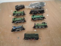 Nine Horny Dublo, Hornby, Mainline and similar 00 gauge Tank Locomotives, Tank Engines and