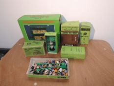 A selection of mixed vintage Subbuteo Accessories and Players including C128 FA Cup, Set E301 & N