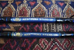 Two Penn Tuna stand up medium boat rods