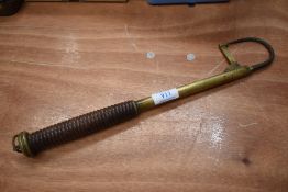 A brass Gaff made by C Farlow and co London